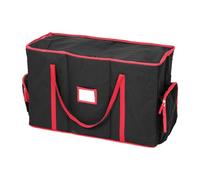 Multipurpose Christmas Storage Box with Adjustable Compartments and Removable Tray Removable Tray for Christmas Ornament Storage Box