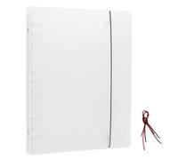 Multipurpose Clear Flexible Rings Binder Cover for Diaries Planners and Note with Waterproof Construction Design Clear Binder Cover