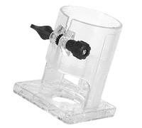 Multipurpose Clear Protective Housing for Engraving Tool Reduce Vibrations Wood Routers Base Easy Cleaning Surfaces Design Clear Routers Guard for Woodworking