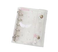 Multipurpose Clear PVC Flexible Rings Binder Cover for Diaries Planners and Note with Waterproof Construction Design Clear Binder Cover