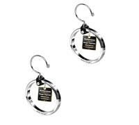 Multipurpose Closet Hanger - 2-Pack | Multi Hangers Saving Space for Clothes Hangers | Metal Hangers for Belts, Bags, Ties, Baseball Caps, Scarves, Jewelry | Heavy Duty Hanging Wardrobe Organiser