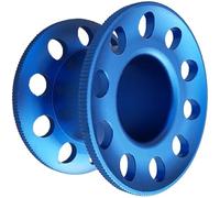 Multipurpose Compacts Miniature Diving Reel Professional 10 Hole Aluminum Alloy Spool for Advanced Underwater Operations Diving Line Management Reel Dive Spools