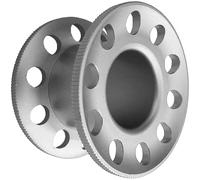 Multipurpose Compacts Miniature Diving Reel Professional 10 Hole Aluminum Alloy Spool for Advanced Underwater Operations Diving Line Management Reel Dive Spools