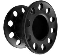 Multipurpose Compacts Miniature Diving Reel Professional 10 Hole Aluminum Alloy Spool for Advanced Underwater Operations Diving Line Management Reel Dive Spools