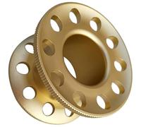 Multipurpose Compacts Miniature Diving Reel Professional 10 Hole Aluminum Alloy Spool for Advanced Underwater Operations Diving Line Management Reel Dive Spools