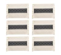 Multipurpose Cotton Blend Table Runner Mats in Earth Tone Great for Thanksgiving Christmas Themed Decorations European Standard Placemat