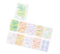 Multipurpose Creative Hand Painted Design Adhesive Sticky Note Selves Stick Write Sheets for Offices and School Color Themed Notepads Journal Notebook Notepads