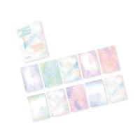 Multipurpose Creative Hand Painted Design Adhesive Sticky Note Selves Stick Write Sheets for Offices and School Color Themed Notepads Journal Notebook Notepads