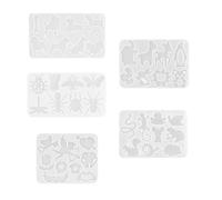 Multipurpose Creature Earring Crafting Set Easy Demolding Silicone Molds for Unique Accessories, Parties Animal Charm Molds for Jewelry Making