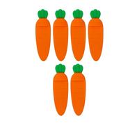 Multipurpose Decorative Carrot Bookmark Flexible Page Keeper Lightweight Book Organizer Research Essential Creative Cartoon Bookmark for Students