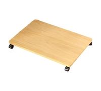 Multipurpose Desk Equipment Shelf with Swivel Casters - Sturdy Utility Holder for Home & Office Ideal Storage Solution to nize Peripherals & Maximize Workspace Efficiency
