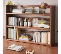 Multipurpose Desktop Bookshelf Wooden Storage Rack for Office Home Living Room Kitchen 15.7" 19.7" 26" Stylish Hutch for Tea & More