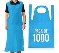 Multipurpose Disposable Aprons Roll & Flat Pack - Strong, Comfortable & Waterproof - Perfect for Catering, Hospitality, Clinics & Workplace Protect (1000, Blue, Flat Pack)