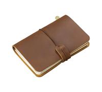 Multipurpose Distressed Leather Notebook Portable Writing Journal Thick Inkproof Sheets Travel Business Essential Leather Travel Notebook