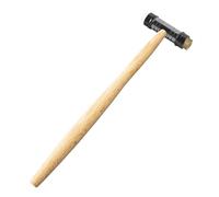 Multipurpose Double Head Hammer Adjustable Suitable for Tuning Instrument Crafting and Repair with Comfortable Wood Grip Lightweight Design Hammer