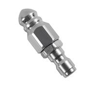 Multipurpose Drain Maintenance Nozzle 1 / 4Inch Quick Attach Metal Pipe Cleaning for Debris Removal Enduring Stainless Steel High Pressure