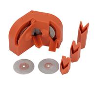 Multipurpose Drill Bit Grinding Sharpener, Portable Drill Bit Sharpening Tool with Diamond Grinding Wheels, 3 Bit Holder Sizes for Kitchen Cutter Scissor Twist Drill Bits, Compatib