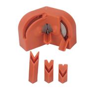 Multipurpose Drill Bit Sharpener, Universal Wireless Drill Bit Grinding Sharpener with 3 Flutes for HSS Carbide Twist Bits, Portable Tool Sharpener for Chisels and