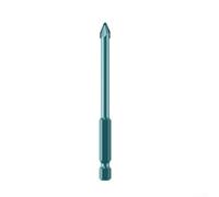 Multipurpose Drill Bit with Crooked Head, Self Centering Feature, Staggered Edge, and Double U Chip Flute, Designed with Hex Shank for Secure Use (6mm)