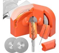 Multipurpose Electric Drill Bits Grinding Sharpener Wear Resistant Diamond Grinding Blade Sharpening Tool Impact Drill Milling Cutter Grinder Universal Portable