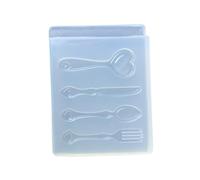 Multipurpose Essential Mold for Making Realistic Spoon and Fork Resin Creative Gifts or Decorations Food Safe Silicone Craft