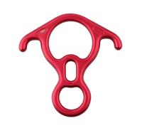 Multipurpose Figures 8 Descender for Mountaineering & Rope Rescuing Enhances Stability Easy Use Aluminum Alloy Eight Rock Climbing Rappelling Device Multi Purpose Lightweight Equipment Mountain Gear