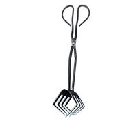 Multipurpose Fireplaces Tongs for Efficient Wood and Coal Grabbing Charcoal Clamp Metal Clip Tool for Home and BBQ Use Charcoal Clip