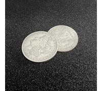 Multipurpose Flipper Coin (Morgan Dollar) Magic Tricks Magnetic or Gravity Coin Magic Illusions Close Up Gimmicks Props Accessories