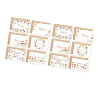 Multipurpose Foldable Greeting Cards Floral Pattern Party Stationeries for Celebration Invitation Envelopes Design Cards Multipurpose Recycled Greeting Celebration Parties Thank Floral Paper Envelopes
