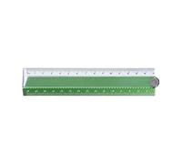 Multipurpose Foldable Ruler for Children 15cm Folded to 30cm Extended Ergonomic Resin Aluminum Straight Measuring for Kids
