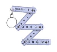 Multipurpose Folding Ruler Keyring Pocket Sized Ruler Multiple Use Measuring Device 50cm for & Easy Measuring Hand Travel