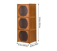 Multipurpose Freestanding Bookcase Storage Cabinet