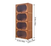 Multipurpose Freestanding Bookcase Storage Cabinet