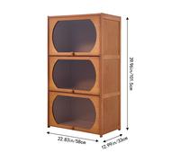 Multipurpose Freestanding Bookcase Storage Cabinet