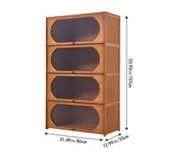 Multipurpose Freestanding Bookcase Storage Cabinet