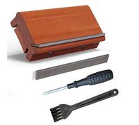 Multipurpose Fret End Dressing File 4 Angles Adjustable Guitar Trimming for Crowns Shaping and Polishing Guitar Burr Removal