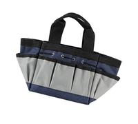 Multipurpose Garden Tool Storage Bag with Reinforced Handle Multiple Compartments Durability Cloth for Landscaping Use Heavy Duty Fabric Tool Storage