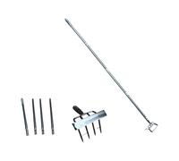 Multipurpose Garden Tool with Scraper and 4 Prong Design for Efficient Yard Maintenance Seasonal Gardening Essential