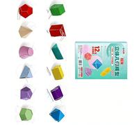 Multipurpose Geometry Shape Demonstration Workbook Foldable Paper Geometric Shapes with Pull Strings for Homeschooling Safe Educational Dolls for Kids