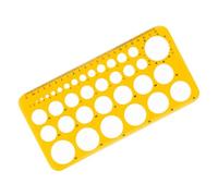 Multipurpose Geometry Stencils CirclesDrawing Template Ruler Geometric Drawing Templates Measuring Ruler for Engineering Drawing Tool
