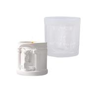Multipurpose Goddess of Victory Shaped Silicone Resin Art Container Easy Release Plaster for Craft Projects