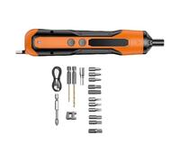 Multipurpose Handheld Electric Screwdriver Set ABS Construction 8H Continuous Operations Quick Charging Feature Electric Screwdriver for Furniture Assembly