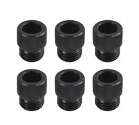 Multipurpose Heavy Duty Carbon Steel Drill Jigs 6Pcs for Accurate Alignment in Woodworking Metalworking Metalworking Tool Accessories