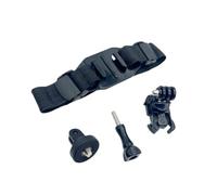 Multipurpose Helmet Accessory for Action Cameras Includes Base and Adapters Use in Extreme Activity Sports Accessory