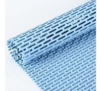 Multipurpose Hollow Out Bath Mat Drainage Rubber Mat,Non Slip PVC Shower Mat with Drain,Anti Mould Bathroom Floor Mat for Bathroom/Kitchen (Sky Blue,90 x 120 m)