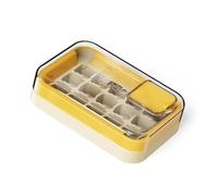 Multipurpose Ice Cubes Tray Food Grade Silicone Freezer Mold Leakproofs Lid Quick Removal for Freezing Ice Making Dishwasher Safe Cubes Tray
