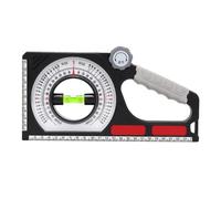 Multipurpose Inclinometer - Inclinometer Tool Inclination Ruler | Portable Professional Design Easy to Read Scale Accurate Terrain Assessment with Technical Construction Site Use