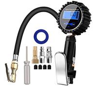 Multipurpose Inflator Tools Light Weight Car Tire With Pressure Gauge Air Compressor Vehicle Accessories Portable Tire Inflator With Pressure Gauge Analog Made In Portable