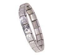 Multipurpose Italian Charm Bracelet Set for Craft Enthusiasts in Gold and Silver Tone Durable Stainless Steel