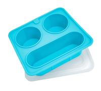Multipurpose Kitchen Essential Silicone Ice Molds with Tight Seal Lid for Iced Treats and Chilling Drink Detachable Lid Ice Tray